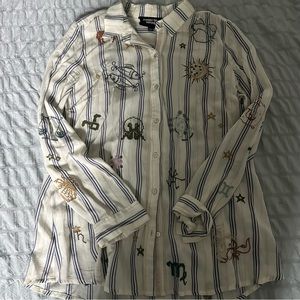 JOHNNY WAS Button Down Blouse